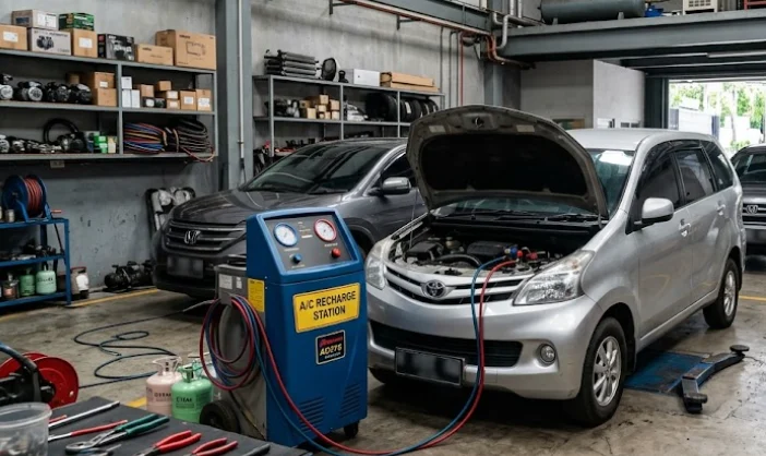 Bengkel AC Mobil Terdekat dengan Laporan Perbaikan yang Transparan