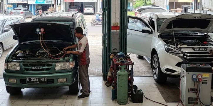 Servis AC Mobil Isuzu Panther & MU-X di Bengkel AC Mobil Cikupa